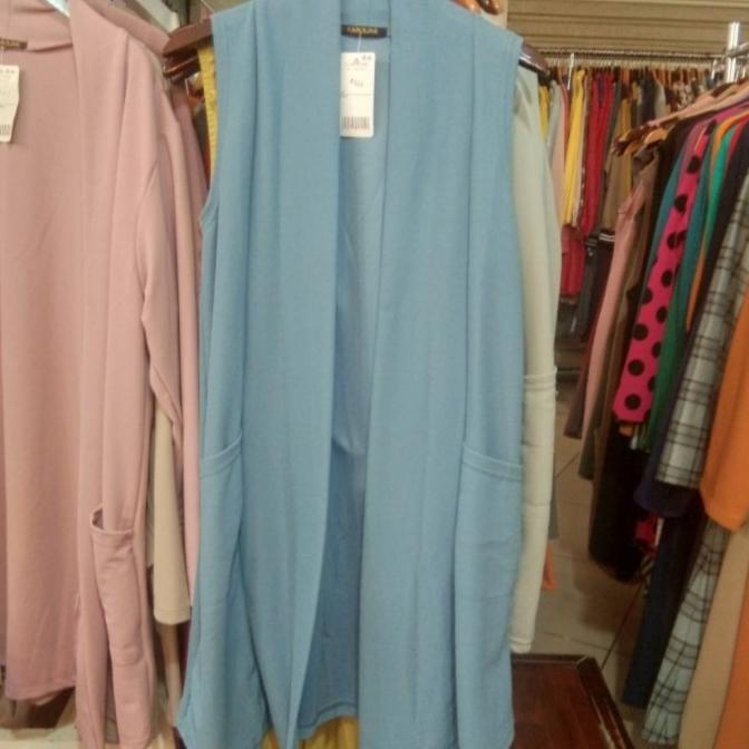 BIG SALE OUTER CARDIGAN WANITA TANPA LENGAN, LEKBONG/OUTER TERMURAH PENGIRIMAN CEPAT