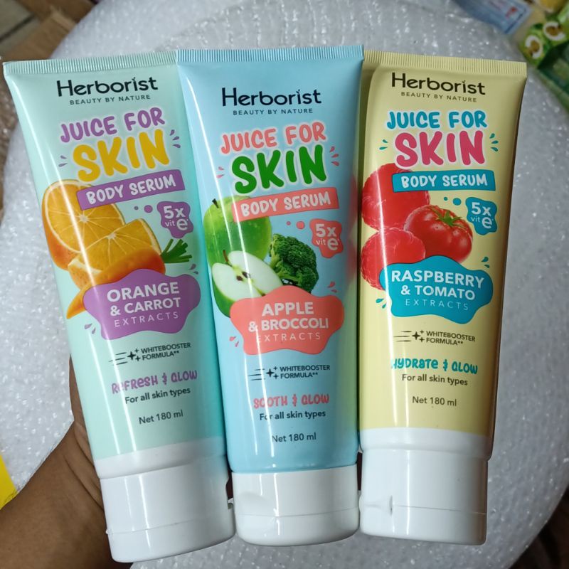 Herborist Juice Skin Body Serum 180ml Series - Serum Tubuh