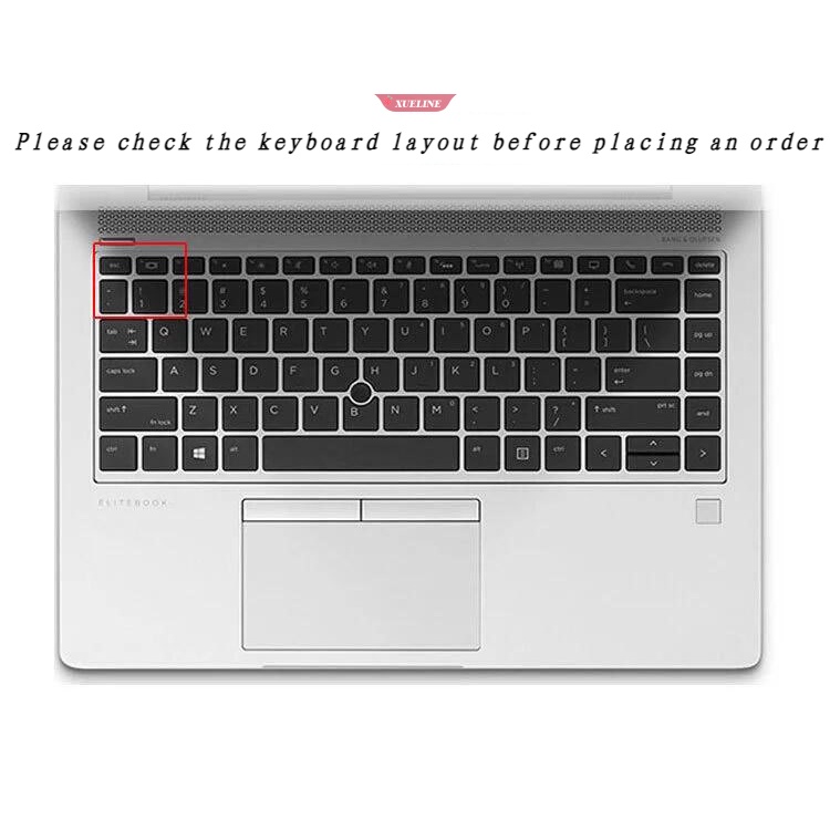 Skin Cover Keyboard Silikon Tahan Debu Untuk HP EliteBook 745G5 840 G5 Slim Combo Keyboard Waterproof [ZXL]