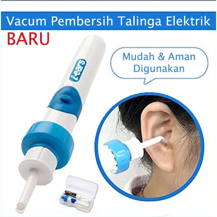 Korek Kuping Sedot Vacum Penyedot Kotoran Kuping Korek Kuping Elektrik