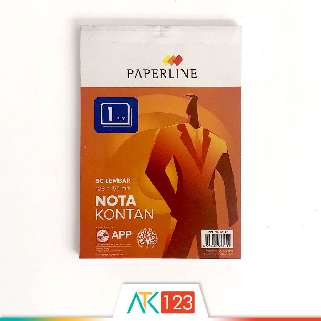 

Nota Kontan Paperline Kecil 1 Ply (NK K1)