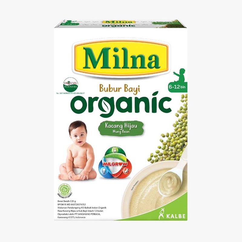 MILNA BUBUR BAYI ORGANIK 120 PISANG(24)