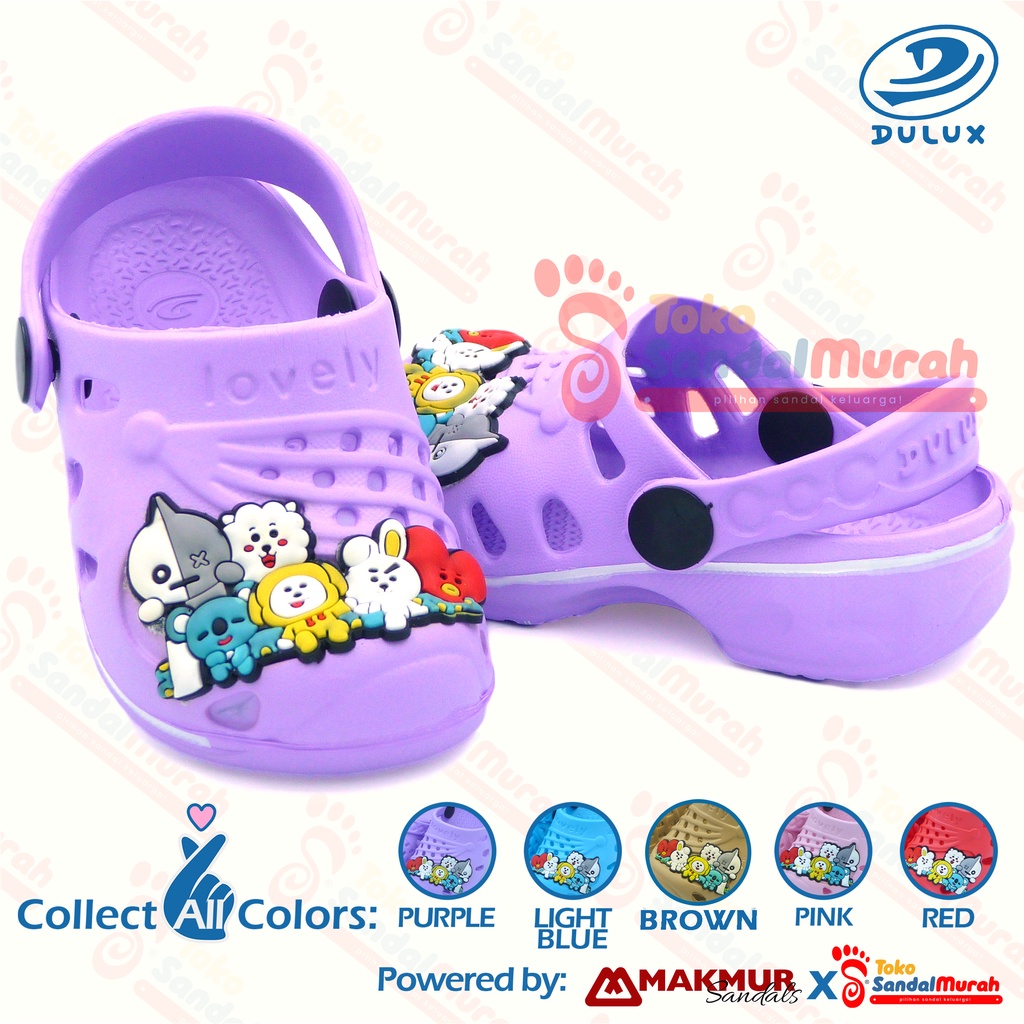 Toko sandal Murah - Sandal Baim Anak Perempuan Tali Belakang Lucu/Terbaru/ Kekinian/Murah( TK Sandal Murah LDS 06 M 255 )