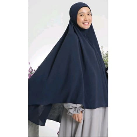 Kerudung Hijab Bergo Jumbo Crinkle Airflow Size XXL - Khimar Jilbab Ukuran Besar Bahan Lentur dan Nyaman