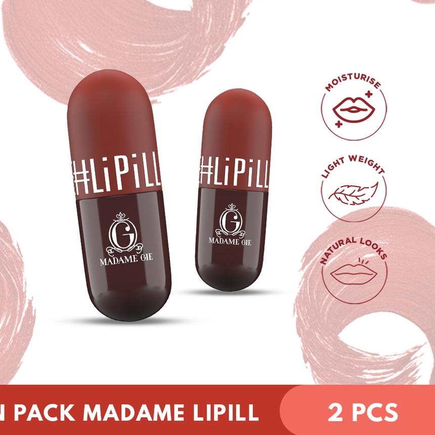 ☼ 2X Madame Gie Madame LiPill - Lip Tint Serum Make Up ☺