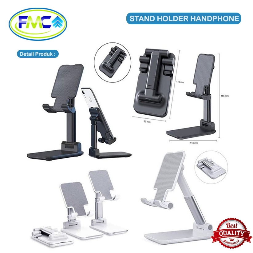 Dudukan Hp Holder Phone Standing Desktop Universal iphone Xiaomi Oppo Samsung Realme Vivo dll