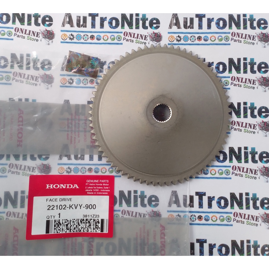 Pulley Depan Gear Starter Face Drive 66T 22102-KVY-900 Original Honda Beat Spacy Scoopy Karbu Vario 