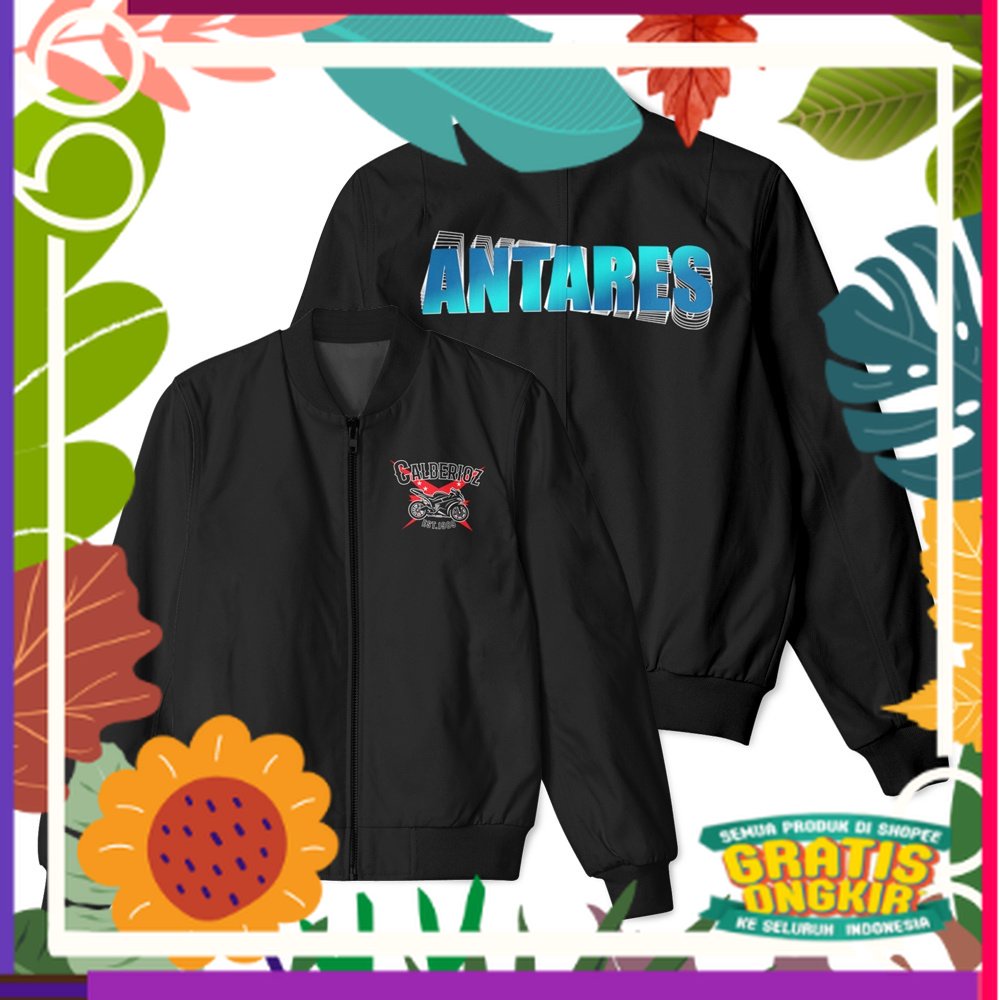 JAKET ANTARES WINDBREAKER CALDERIOZ JAKET BOMBER KAOS ANTARES / light keren