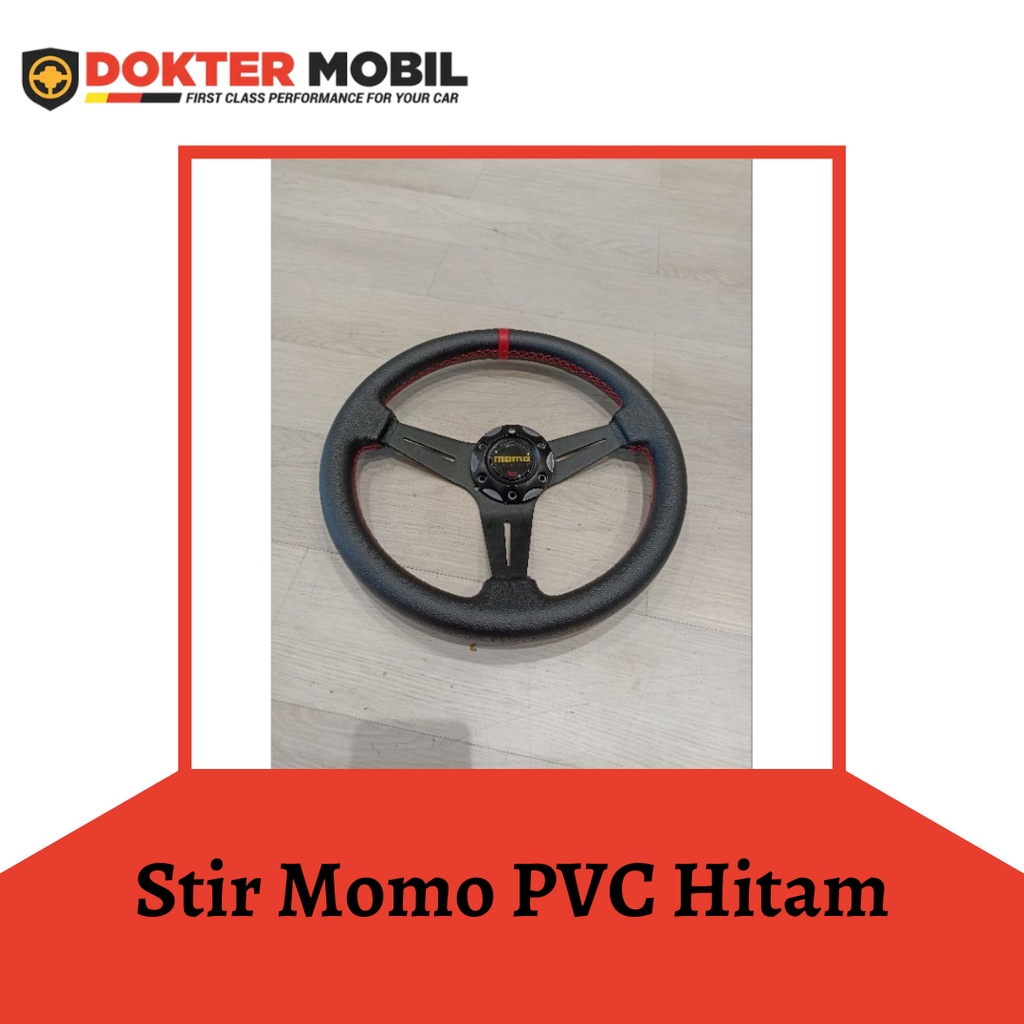 Stir Mobil / Stir Momo PVC Hitam