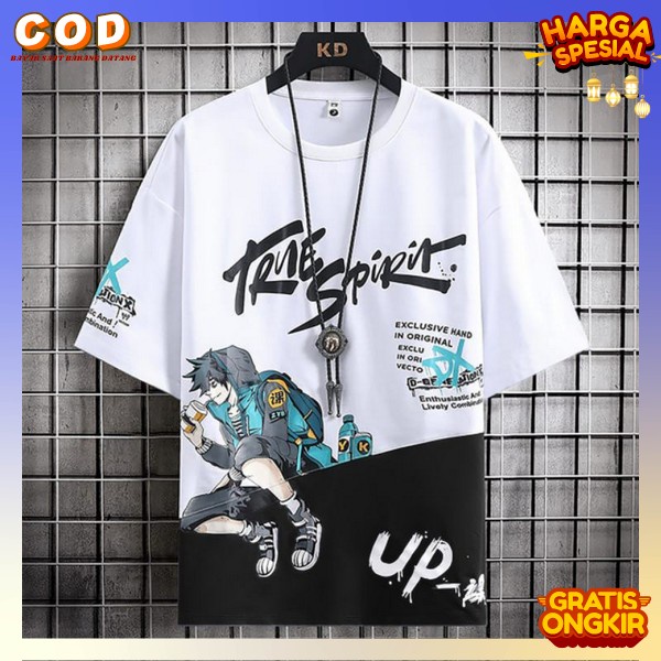 Kaos Pria Premium Santai Murah Dewasa Keren Import Laki2 Kaos Distro Kaos 3Second Pakaian Pria Baju 