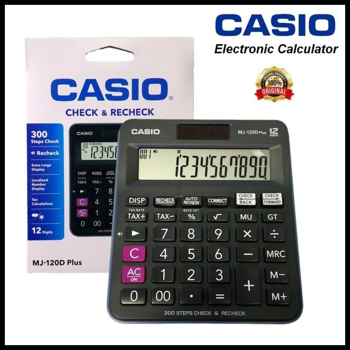 

Kalkulator Casio Mj-120D Plus Calculator 12Digits