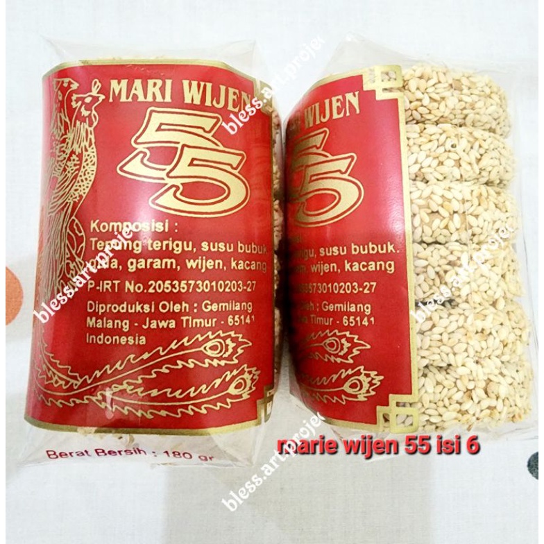 Marie wijen merk 55 isi 6 / kue tinjing / kue sangjit