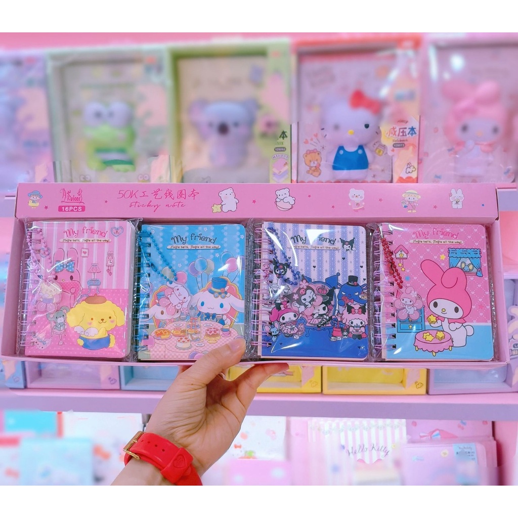 MINI BINDER BOOK BUKU DIARY DIARY MINI CINAMMOROL CINAMORROL MY MELODY KUROMI BINDER BOOK POMPOMPURIN SCRAPBOOK KUROMI HELLO KITTY DIARY BUKU CATATAN KECIL SANRIO SANRIO BUKU JURNAL KECIL NOTE BOOK BINDER NOTEBOOK MINI NOTEBOOK @banyak