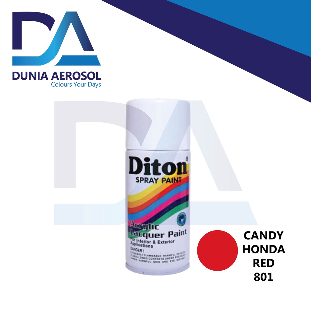 Candy Red Honda Red 801 Diton Pilox Pylox Cat Semprot