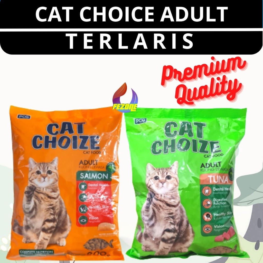 Makanan Kucing Cat Choize Catchoize Salmon Tuna Cat Food Adult 400g Cat Choice FEZONE