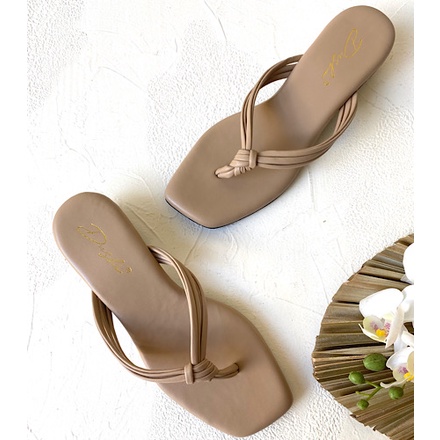 DUSHI Mona heels - Sendal hak tahu tali wanita