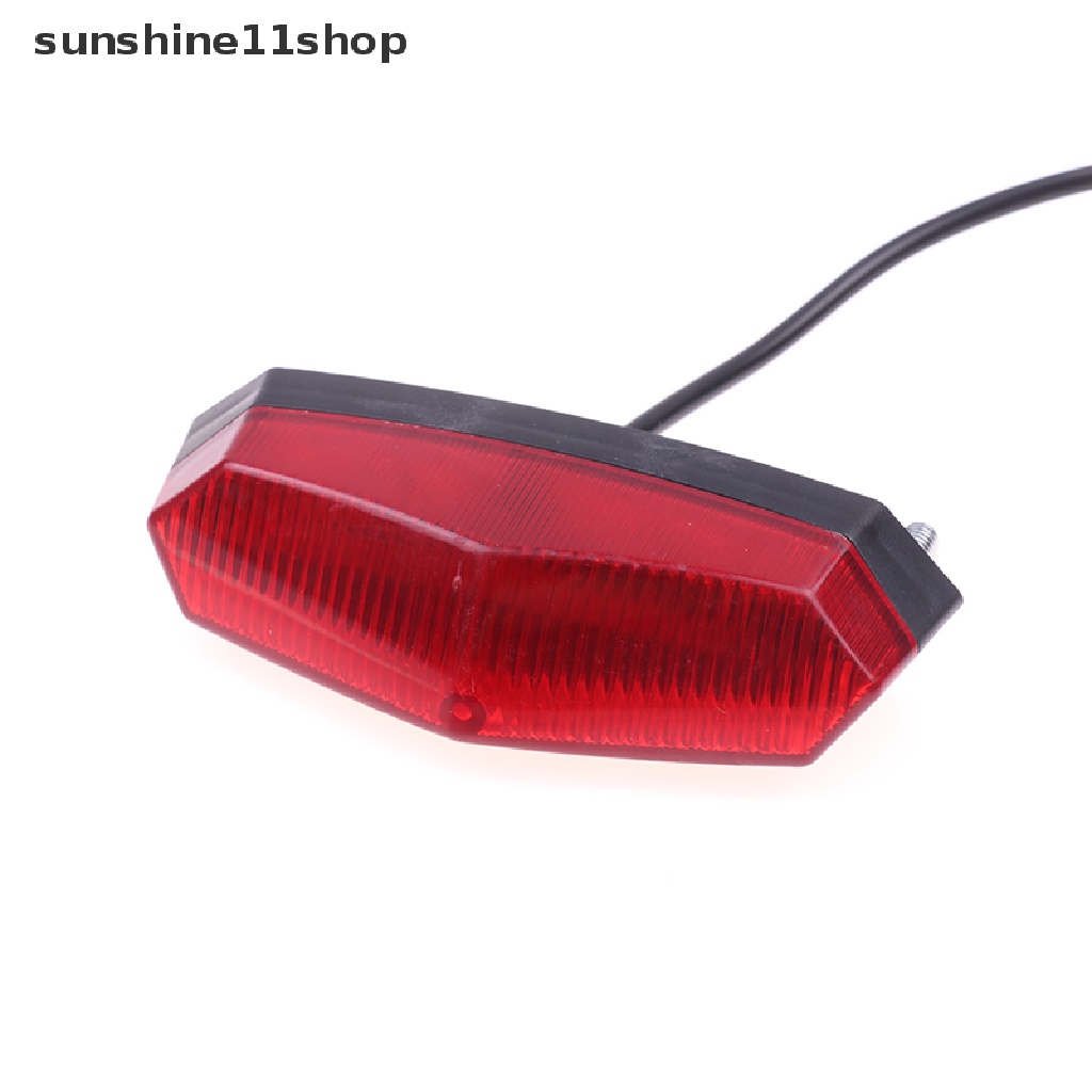 Sho Lampu Belakang Peringatan LED Sepeda Listrik 12V-80V Untuk E-scooter Warning Taillights N