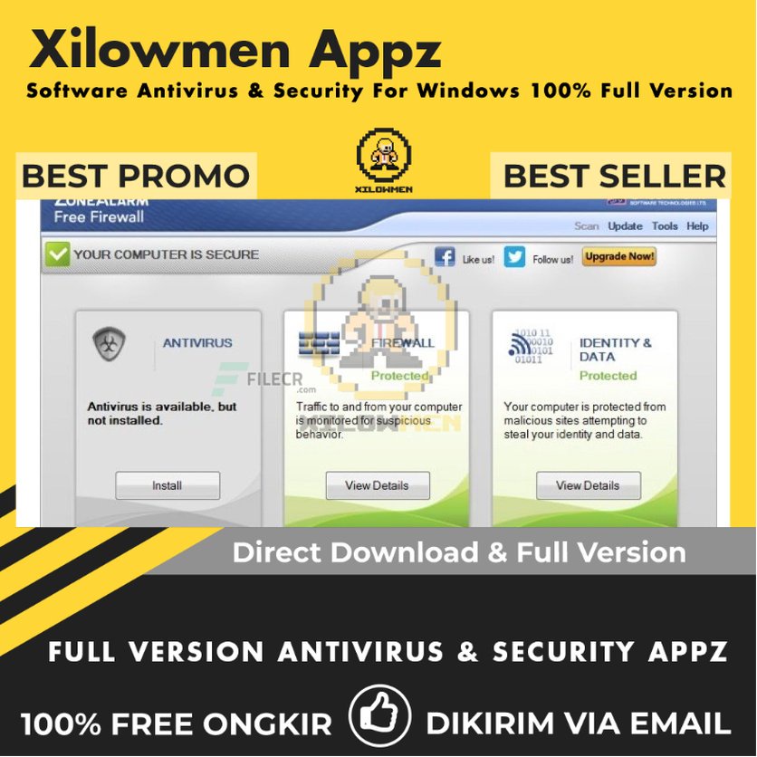 [Full Version] ZoneAlarm Free Firewall Pro Security Lifetime Win OS