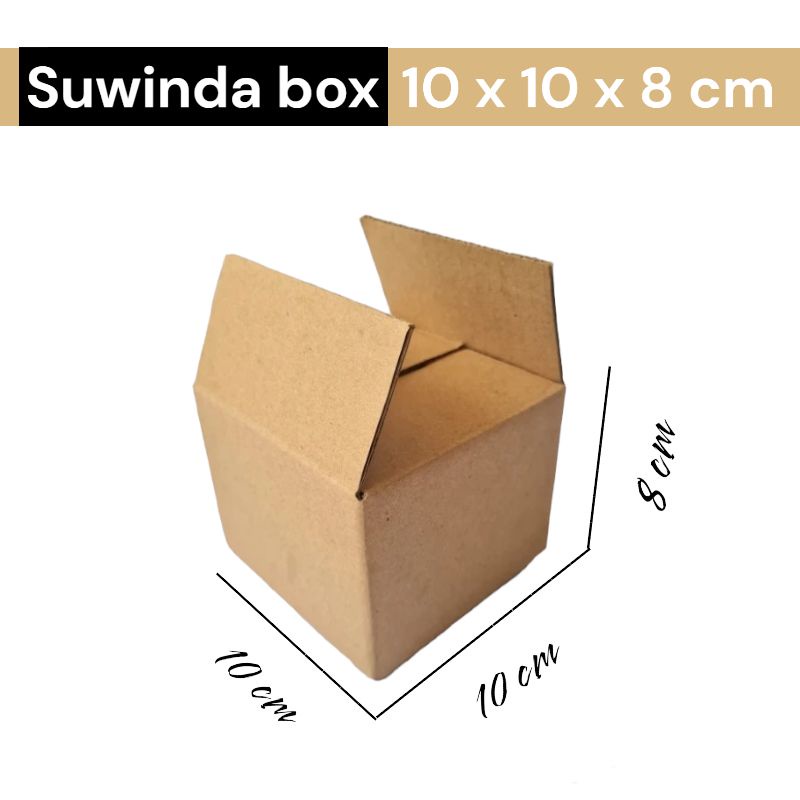 

Kardus karton uk. 10x10x8 cm Kotak Box ST untuk packing Souvenir -dll