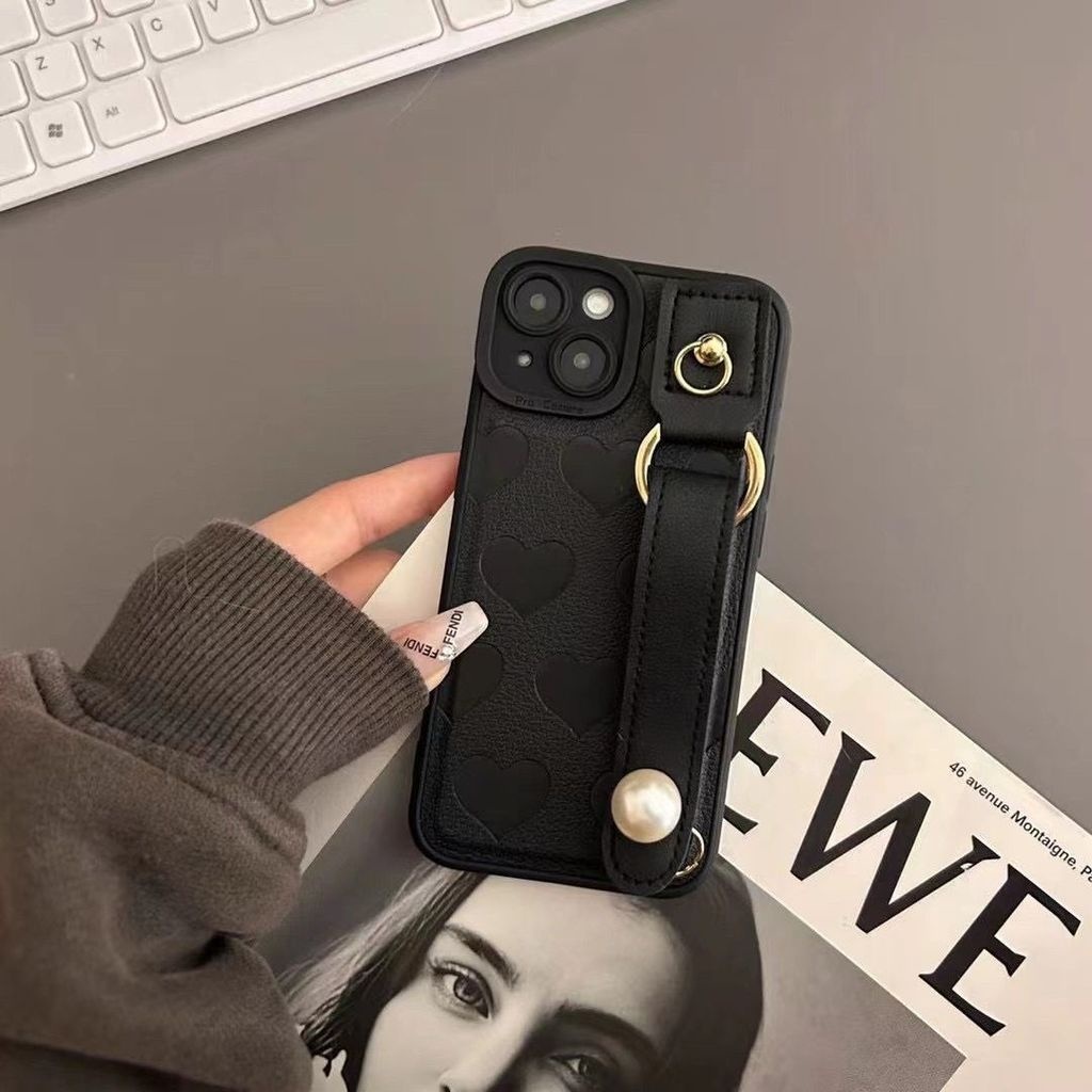 IPHONE Casing Ponsel Desain Gelang Cinta Tiga Warna Kompatibel Dengan Iphone12 13 14 11 Pro Max X Xs Max Xr Fgfgd