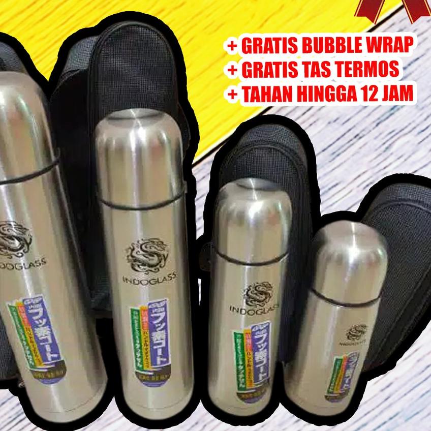 ℗ TERMOS TREMOS STAINLESS STEEL   ML FREE TAS TERMOS AIR PANAS ES KECIL MINI POLOS ✥