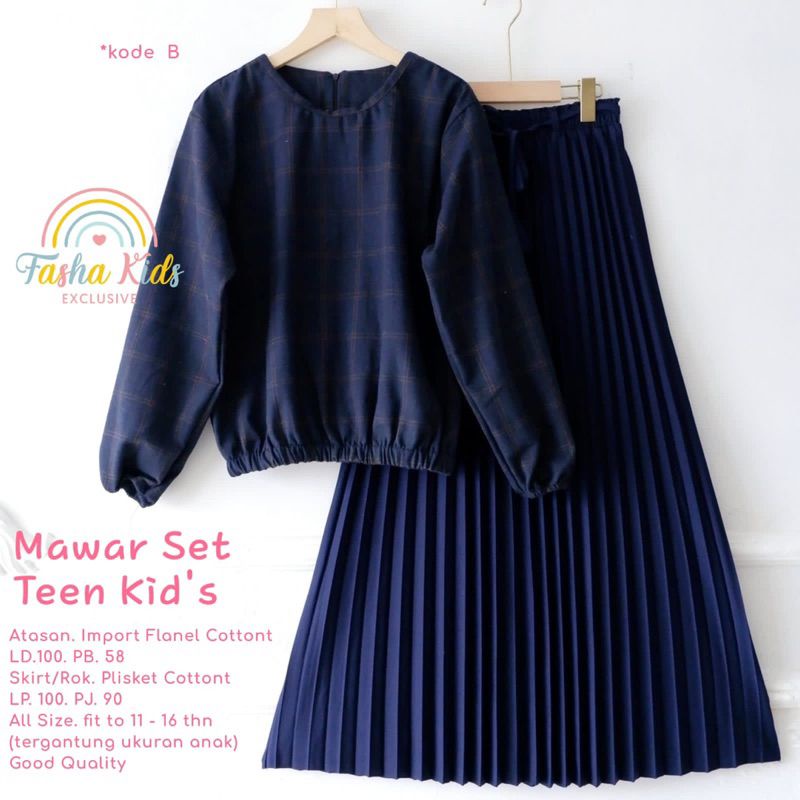 Mawar Set Ten Kids By Fasha