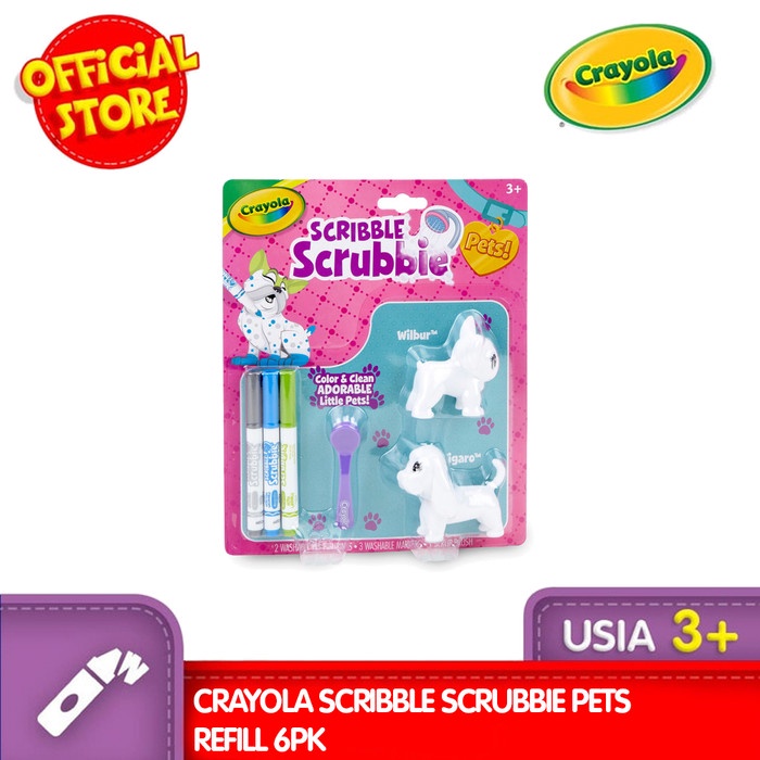 

Terlaris Crayola Scribble Scrubbie Pets Refill 6Pk