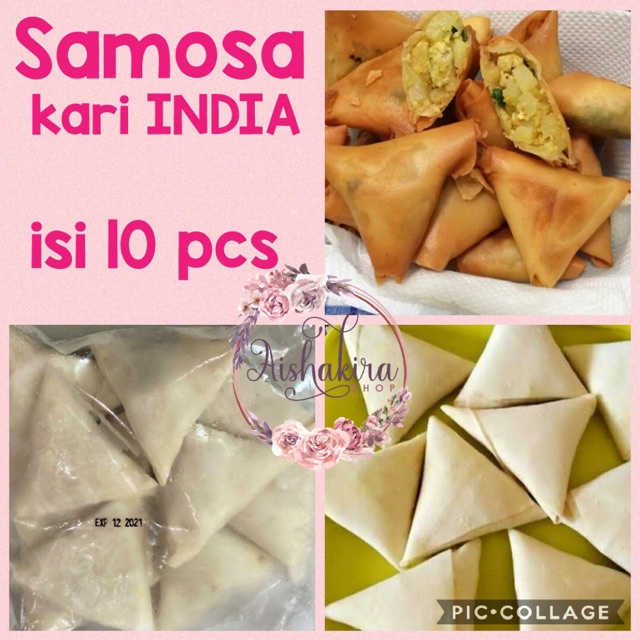 Samosa kari india isi 10pcs cemilan enak sehat MURAH