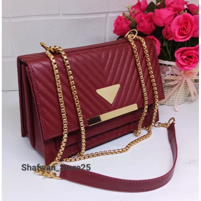 Tas selempang wanita Kekinian _Tas wanita Sling bag korea _tas wanita fashion _tas paket