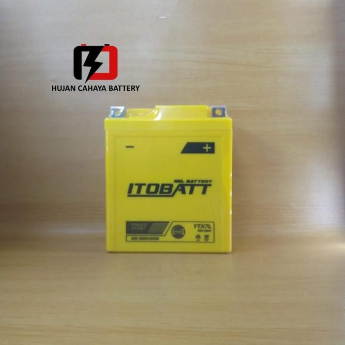 Aki Vespa LX 150 / Vespa LX125 / Vespa Sprint - ITOBATT YTX7L-BS MF