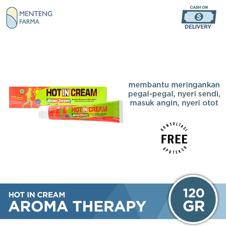 Hot In Cream Aromatherapy 120 Gr - Pereda Nyeri Otot dan Sendi