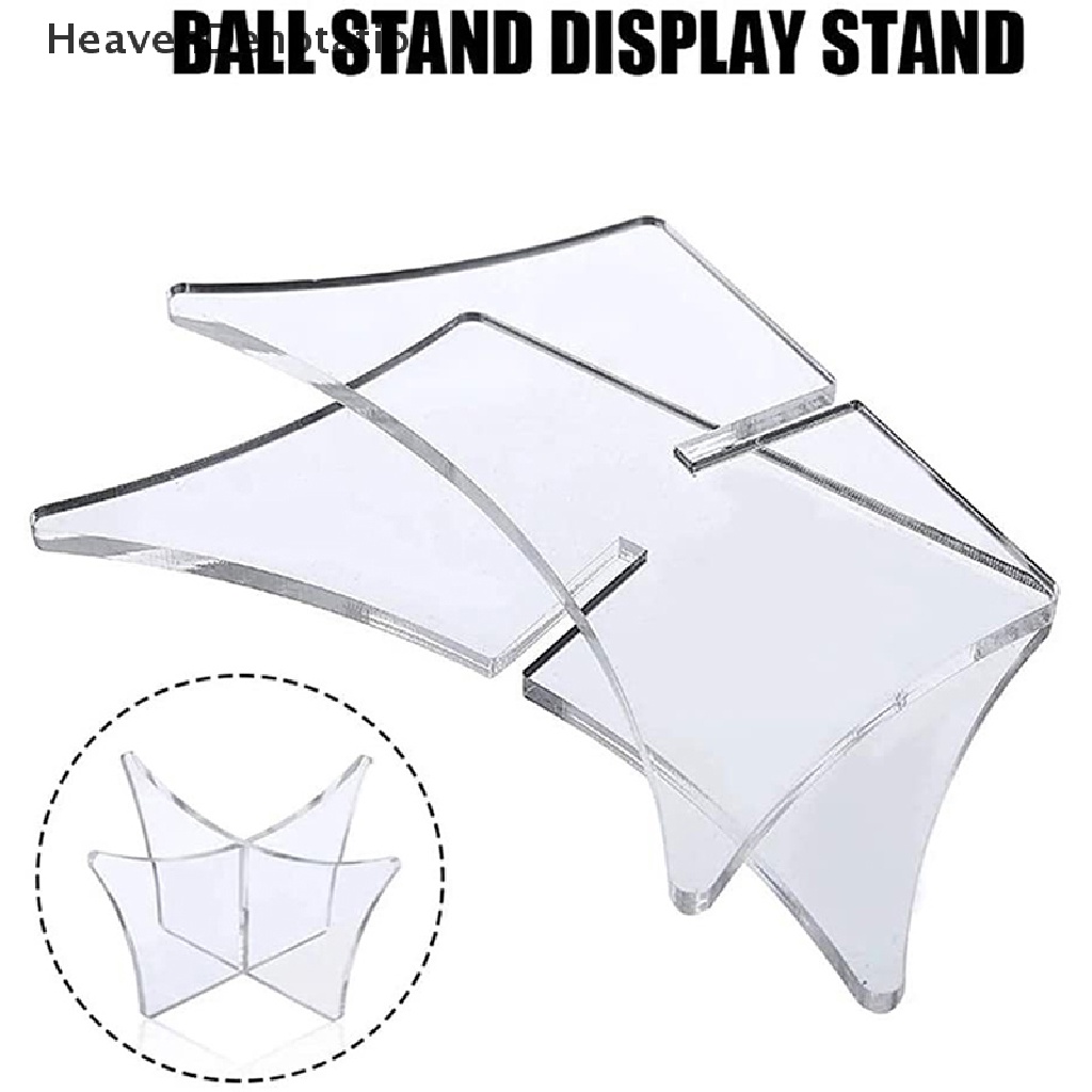 [HeavenDenotation] New Akrilik Display Stand Bowling Rugby Basket Sepak Bola Holder HDV