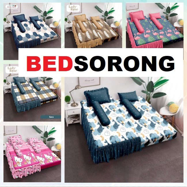 Sprei Sorong Lady Rose single 2in1 120x200