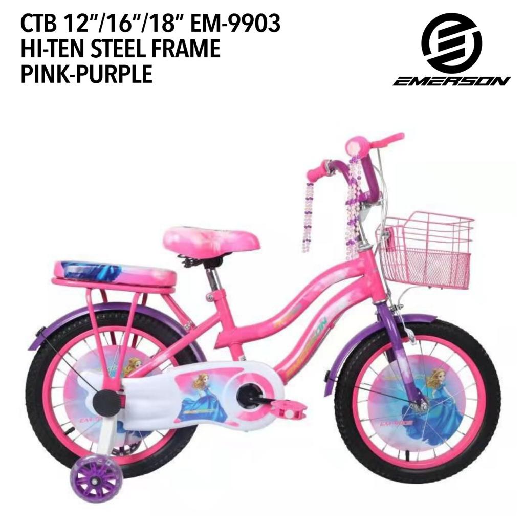 Mini 12 16 18 emerson 9903 princess sepeda mini sepeda anak perempuan CTB
