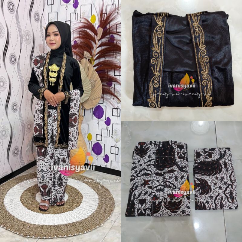 [1set] Kebaya, Jarik Instan + Selendang | MSB