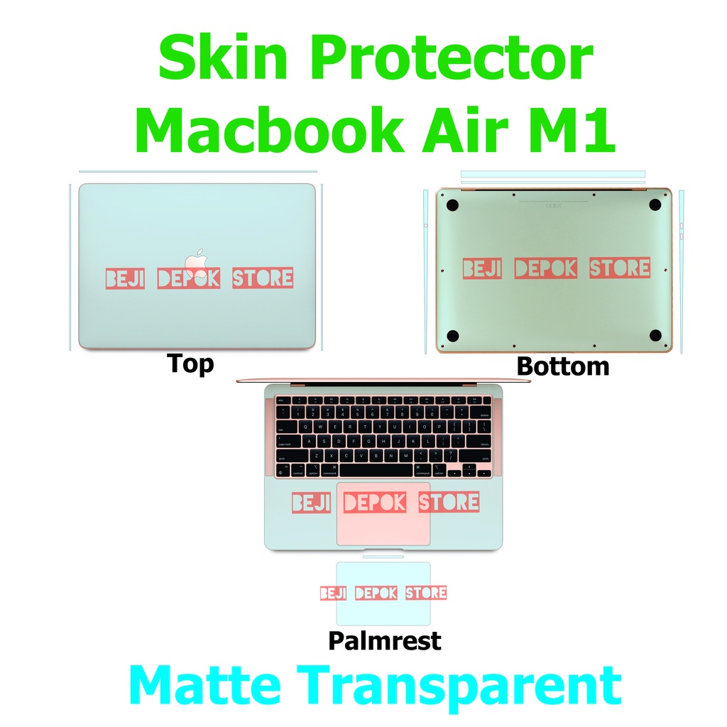 Macguard Skin Protector Macbook Air M1 Macbook Shield Cover Palmrest