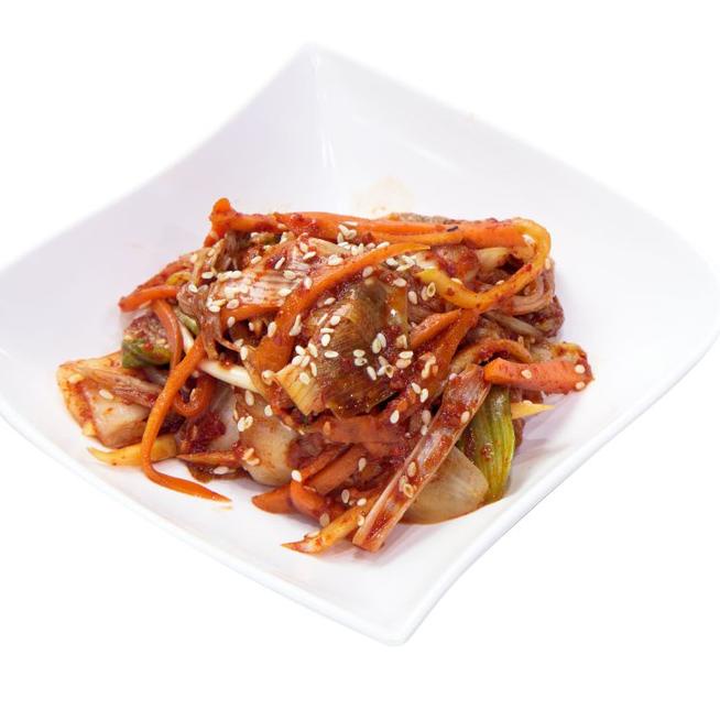 

✼ SAMWON KIMCHI MIX SAWI WORTEL LOBAK FRESH 1 KG - FRESHLY MADE ORIGINAL KOREAN FOOD MAKANAN KOREA ❉