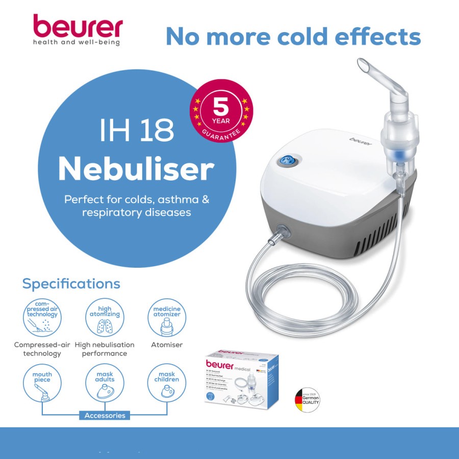 Nebulizer Beurer IH 18 / Alat Terapi Uap Beurer IH 18