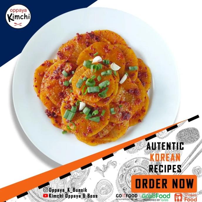 

Danmuji Muchim ( Acar Lobak Pedas ) Radish Chili Powder 300 Gr