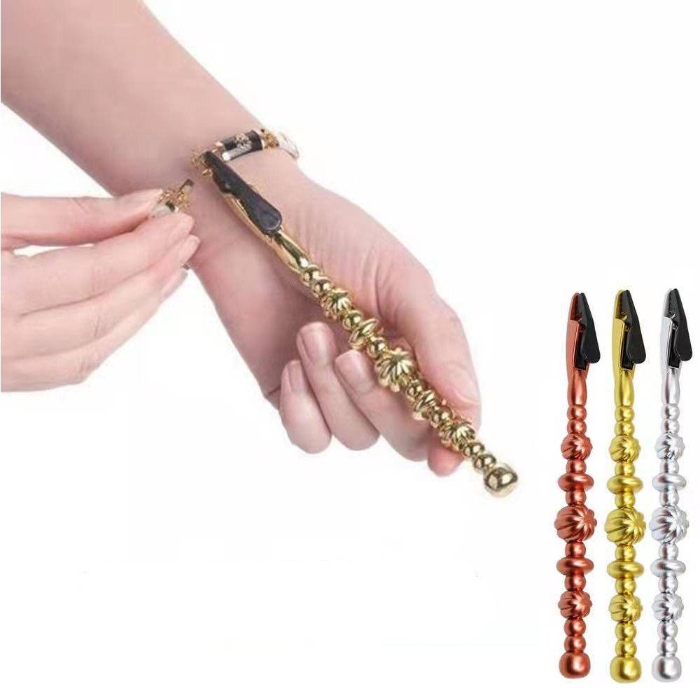 NEEDWAY Needway Wanita Gelang Alat Handy User-friendly Jewelry Tools Stainless Steel Berguna Multi-Warna Gelang Bantu Klip