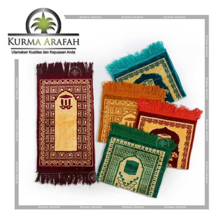 DISKON SHOPEE/ Grosir Sajadah anak kecil Beludru Murah