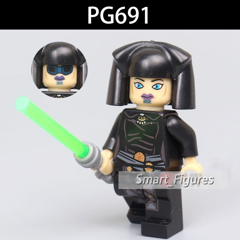 Mainan Edukasi Anak Star Wars Luke Qui-Gon Ventress Minifigure Rakitan Mainan Hadiah Ulang Tahun