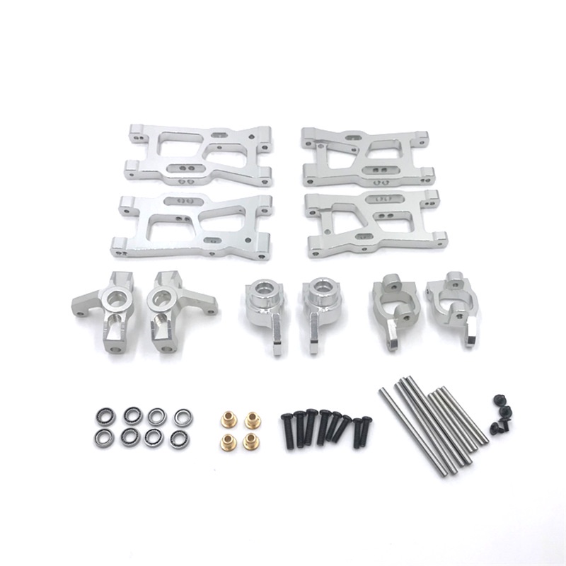 Kit Suku Cadang Upgrade Lengan Ayun Cup Kemudi Bahan Metal Untuk WLtoys 144001 1/14 124018 124019 Aksesoris Mobil Rc1Per12