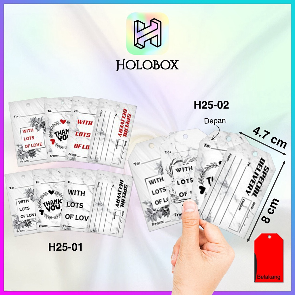 

Hang Tag – Label baju - Hang Tag Motif 4,7x8 | H25