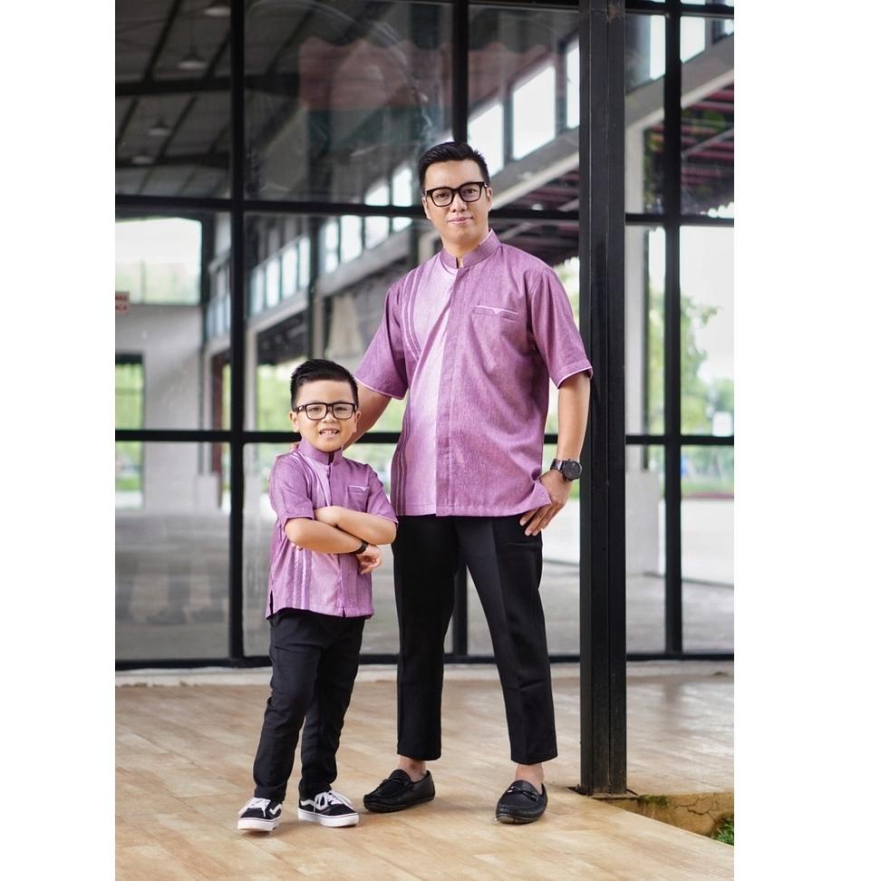 SPECIAL PRICE Koko Couple Ayah & Anak warna UNGU