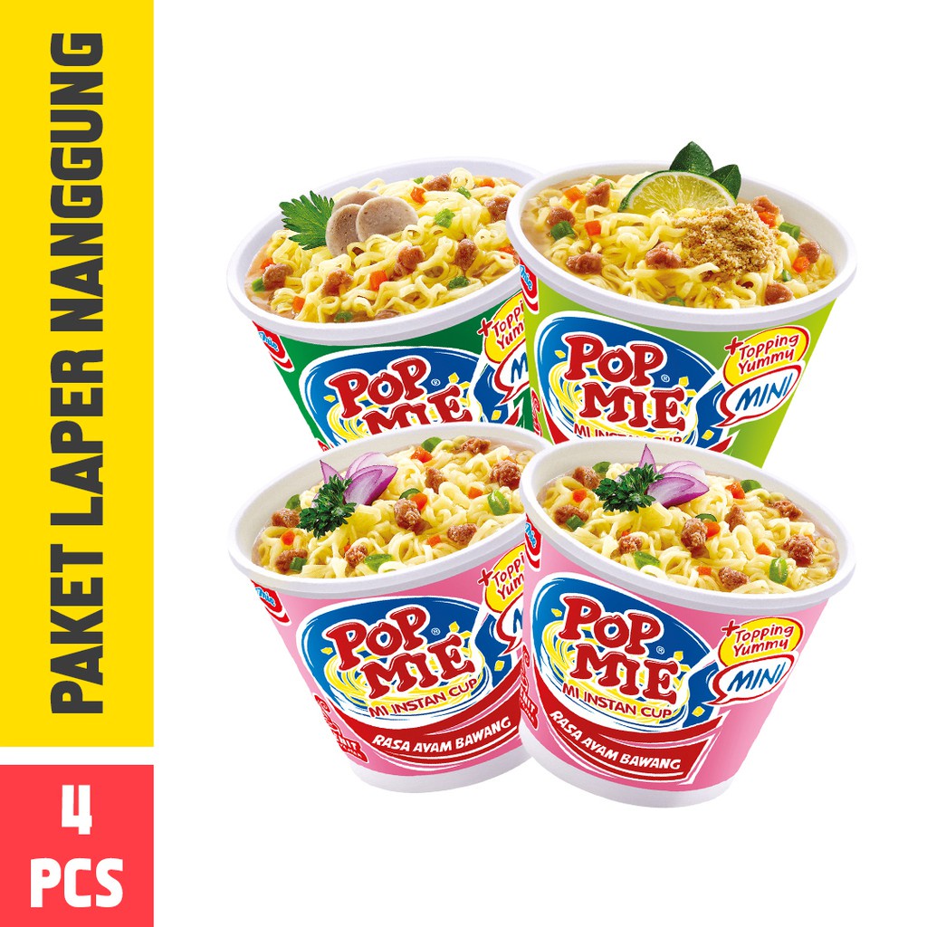 

Pop Mie Paket Laper Nanggung 4pcs 152gr