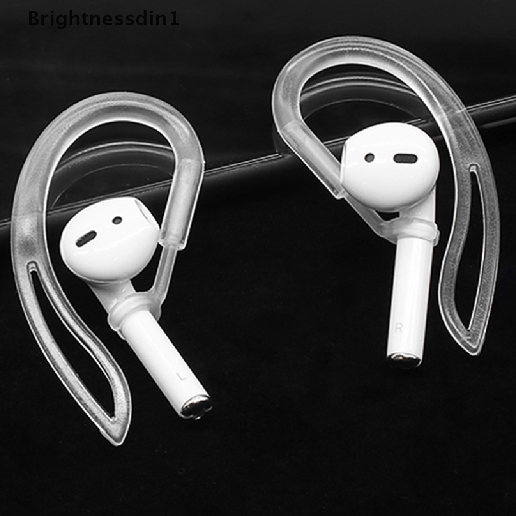 [Brightnessdin1] 1pasang Wireless Bluetooth Earphone Earpods Ear Hooks Holder Earphone Kecil Dan Ringan Anti Jatuh Anti-slip Hook Aksesoris Headphone Untuk Air Pods Boutique