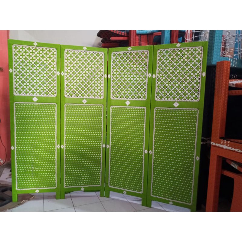 PENYEKAT RUANGAN/PARTISI/SKETSEL RUANGAN ROTAN SINTETIS MURAH/LANGSUNG PENGRAJIN/SUPLYER ROTAN