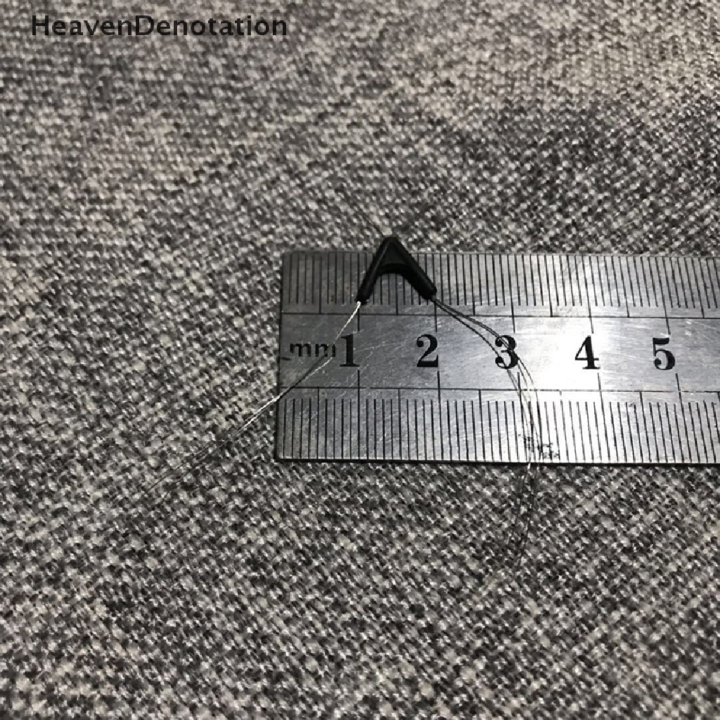 [HeavenDenotation] 50pcs Double Hooks Kontaktor Device Line Space Bifurcation Eight Type Space Bean Line Putar Alat Aksesoris Memancing HDV