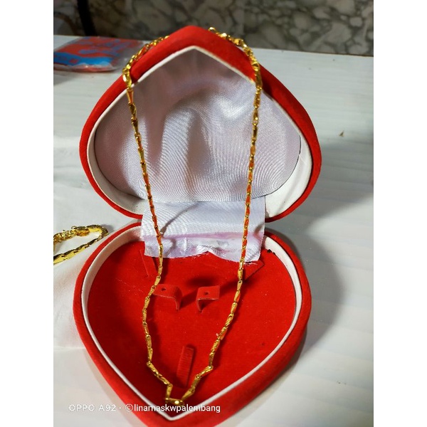 masreplika kalung padi 1suku lapis mas24k